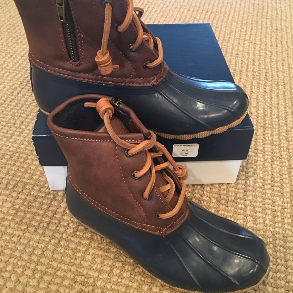Kids Sperry Duck Boots NIB