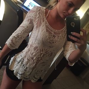 American rag mesh top