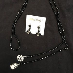 Silpada brand necklace and fashion earrings