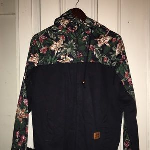 Navy Floral Jacket