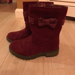 Burgundy Toddler Boots