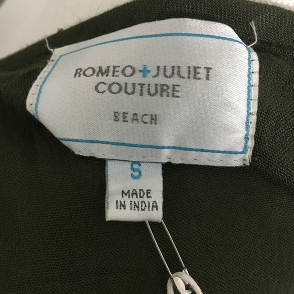 Romeo & Juliet Beach Embroidered Cover Up Size S - Picture 6 of 7