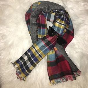 The Limited Plaid Scarf