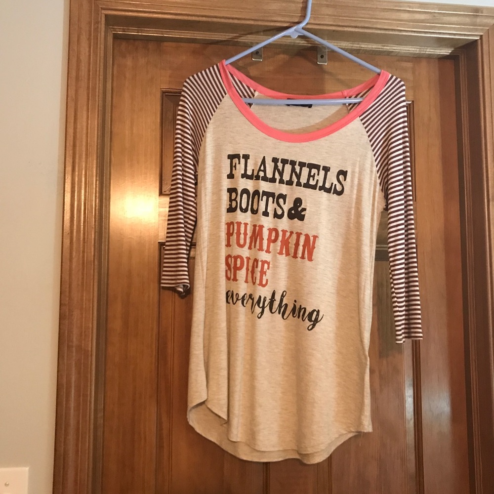 Flannels boots & pumpkin spice everything tee