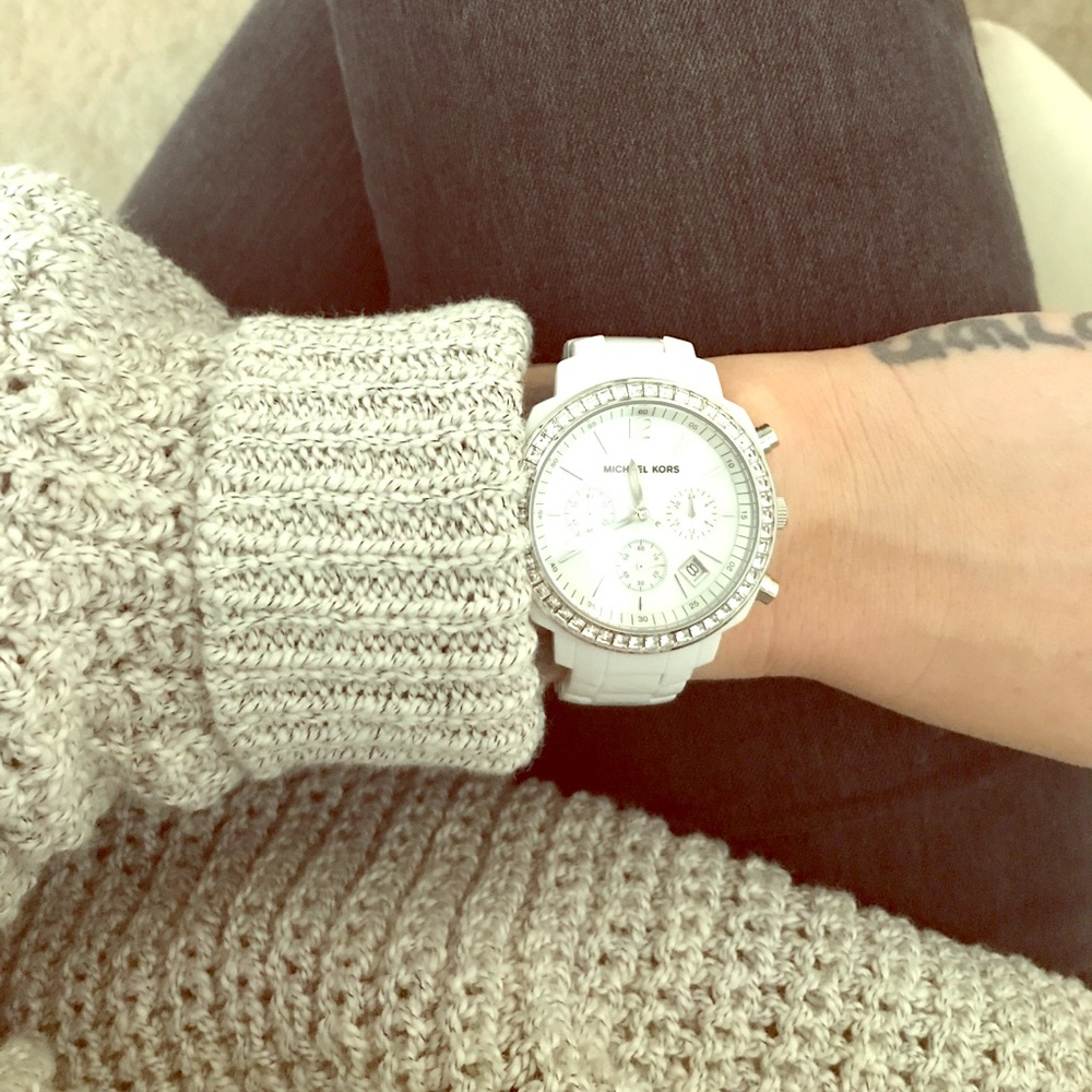 Michael Kors white watch