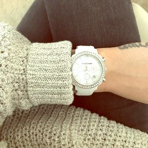 Michael Kors white watch