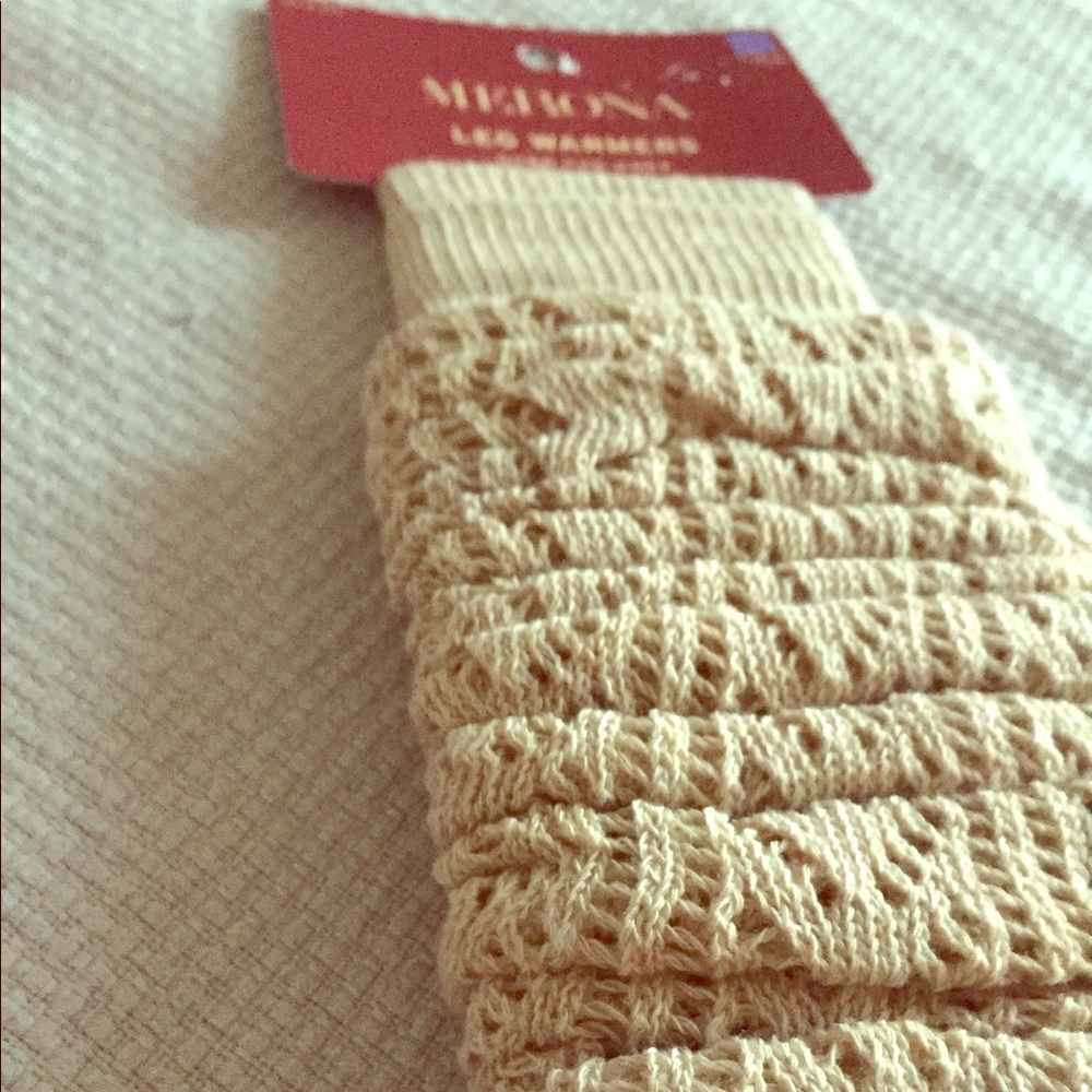 Cosy Cream Leg warmers Merona