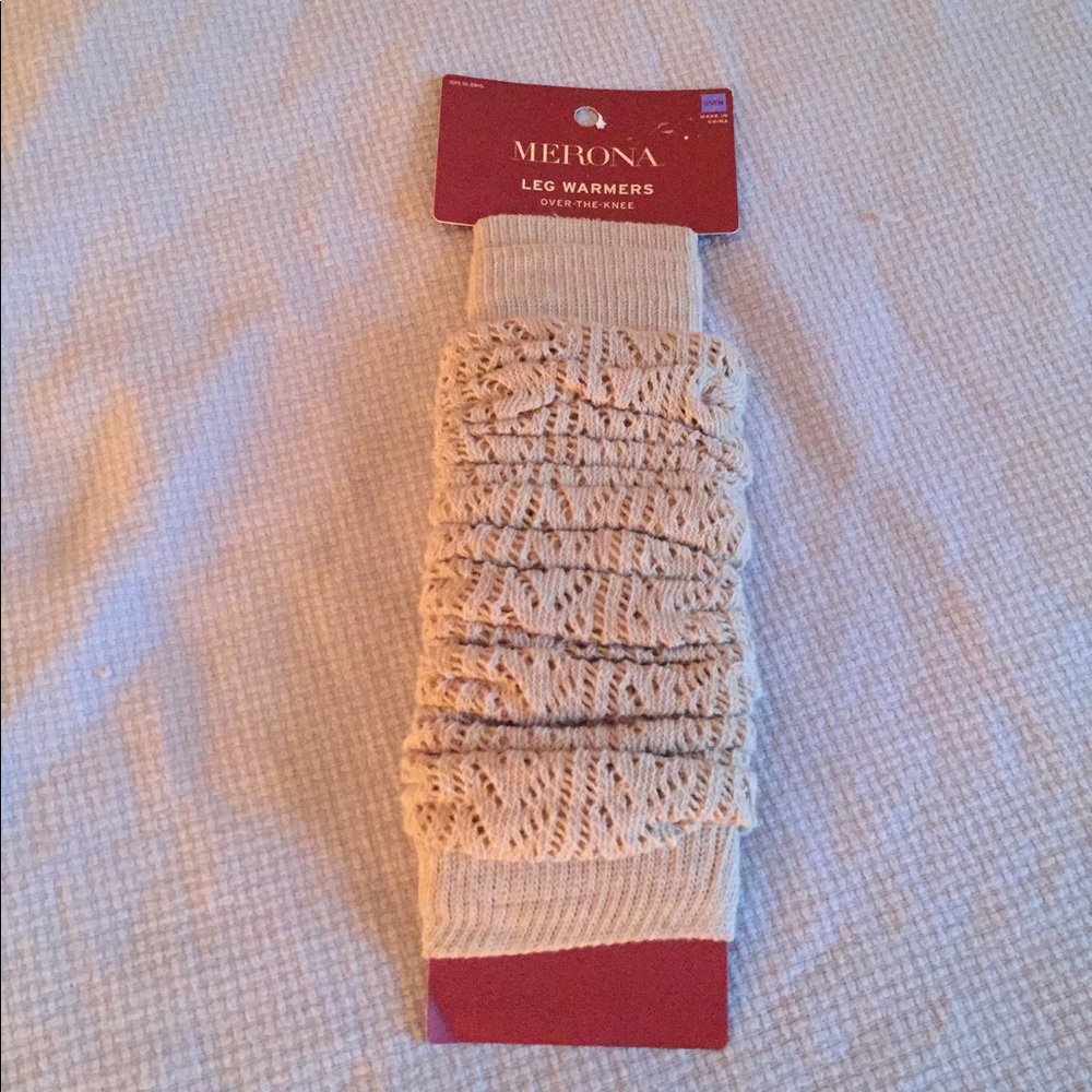 Cosy Cream Leg warmers Merona - Picture 2 of 5