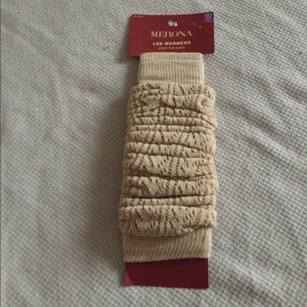 Cosy Cream Leg warmers Merona - Picture 3 of 5