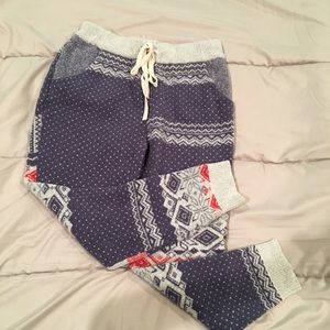 Free People fair isle sweater joggers