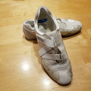 NWT Coach Kyrie satin shoes.