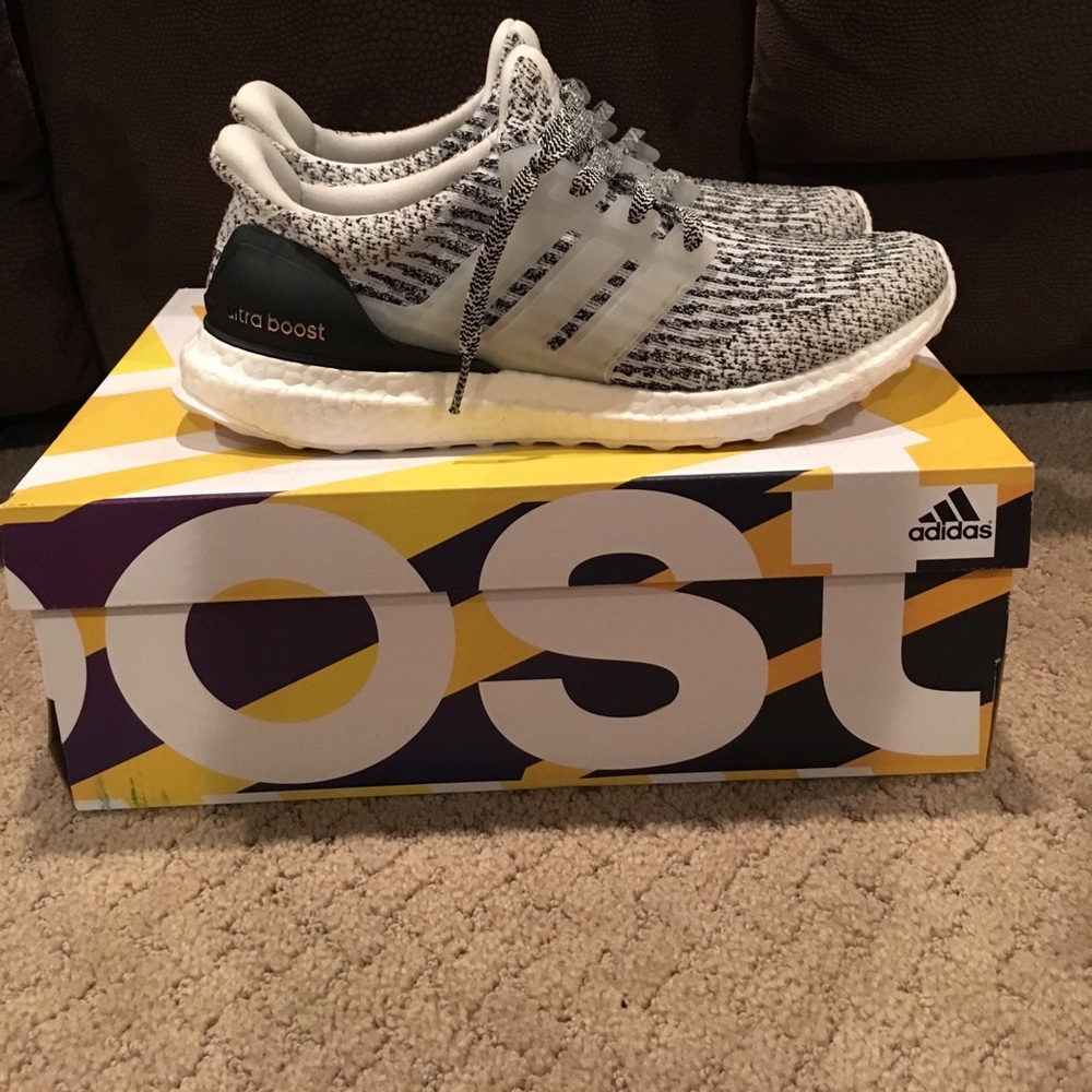 Oreo/Zebra Black and white Ultraboost 3.0 size 8