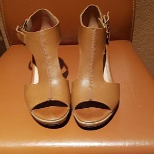 Tan sofft heels