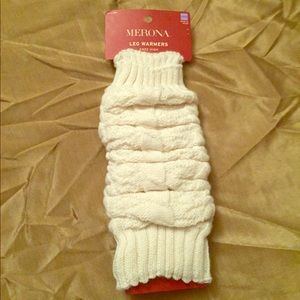 ❄️Cozy Comfy Cream White Merona Legwarmers