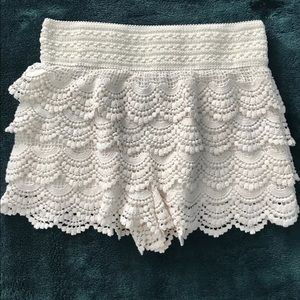 Lace shorts