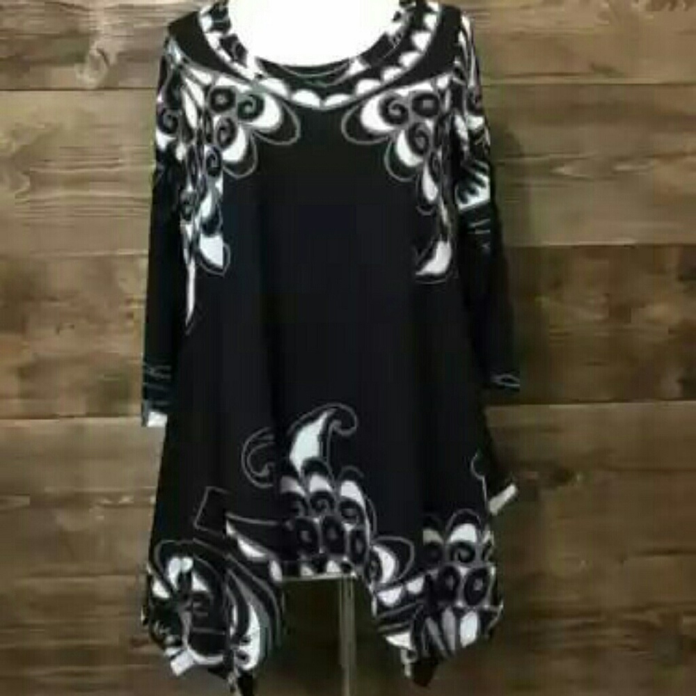 Black and White Tunic