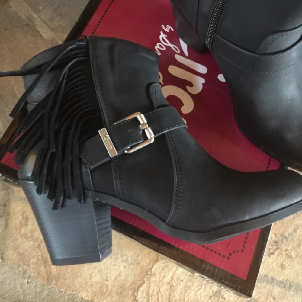 NWT Sam Edelman Circus Black Ankle Booties