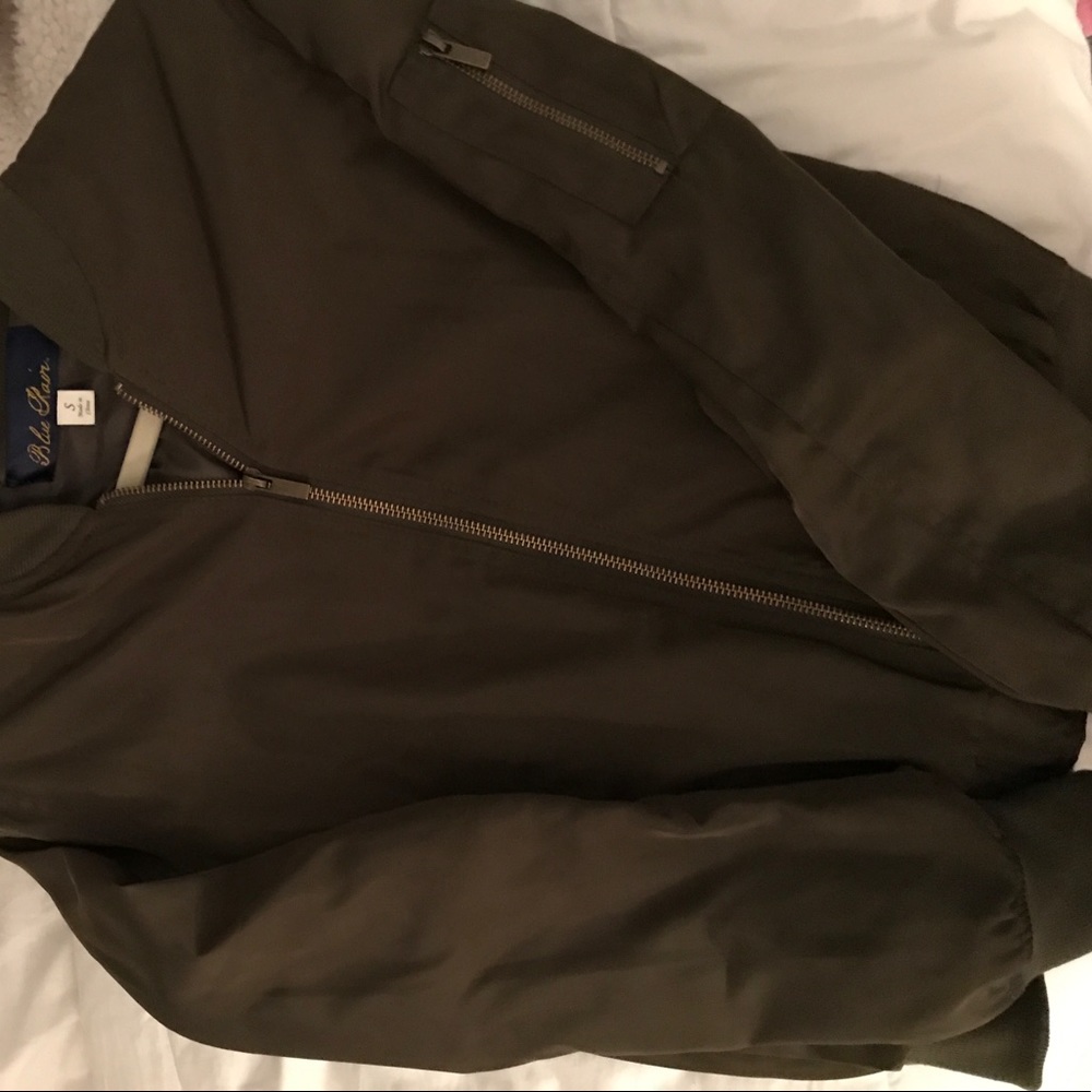 army green bomber lightweight from boutique