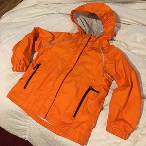 REI Orange Raincoat/Windbreaker size 4T - EUC