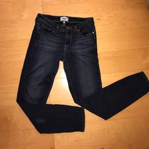 Paige skinny ankle jeans size 28
