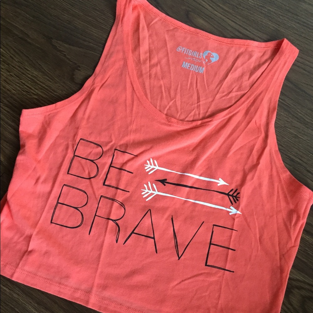 Be brave crop top