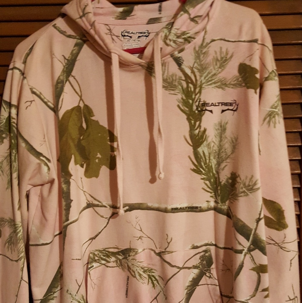 RealTree pink camo hoodie