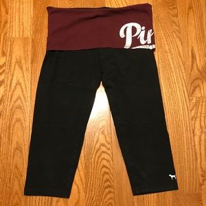 VS PINK Crop Yoga Pants