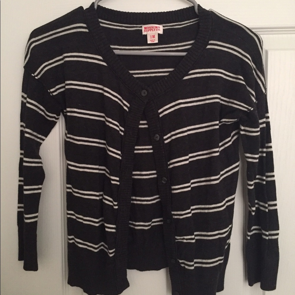 Striped cardigan