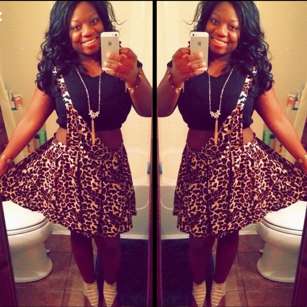 Spot-On Overall Dress