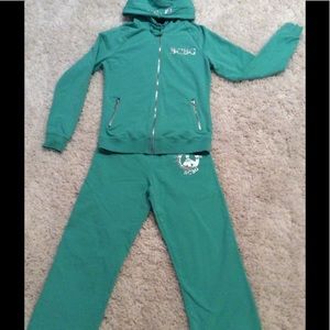 BCBG Capri sweat set