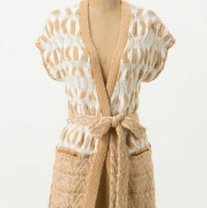 🌼 Spring 🌼 Anthro Chunky Short Sleeve Cardigan