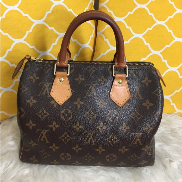 🌸OFFERS?🌸💯% Auth Louis Vuitton Speedy 25 Mono - Picture 3 of 8