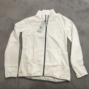 White Adidas Wind Jacket