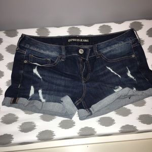Denim shorts