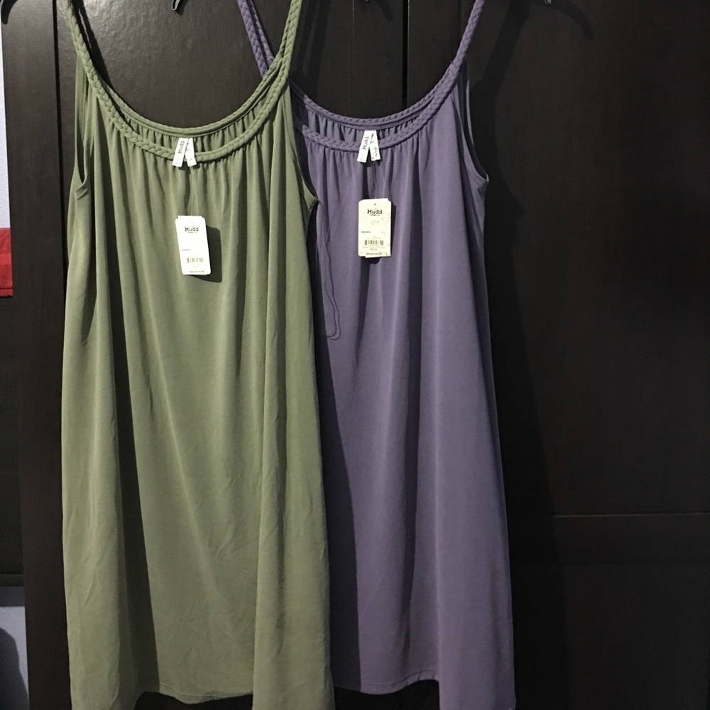 Two Braided strap dresses