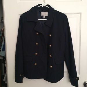 Navy pea coat
