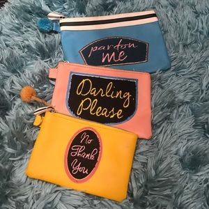 3 piece Makeup bag SET