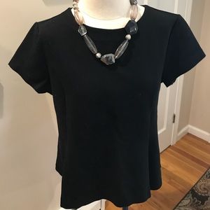 Ann Taylor Peplum Dress Top