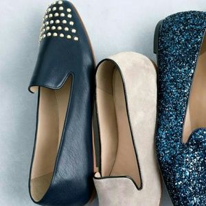 J. Crew Darby Studded Cap Toe Loafers