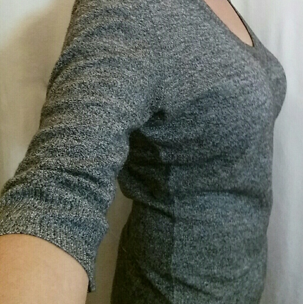 *INC* soft, stretchy gray business casual top EUC