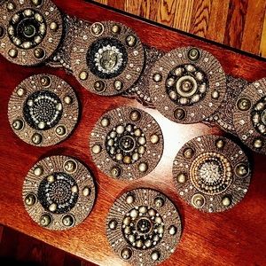 Tribal Fusion Belly Dance Medallions - 1 pair