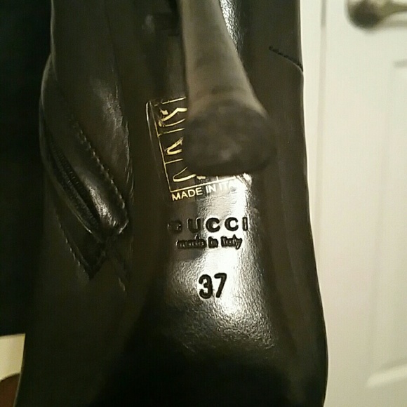 Authentic Gucci leather boots - Picture 3 of 8