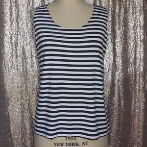 CHICO’S Striped tank top.