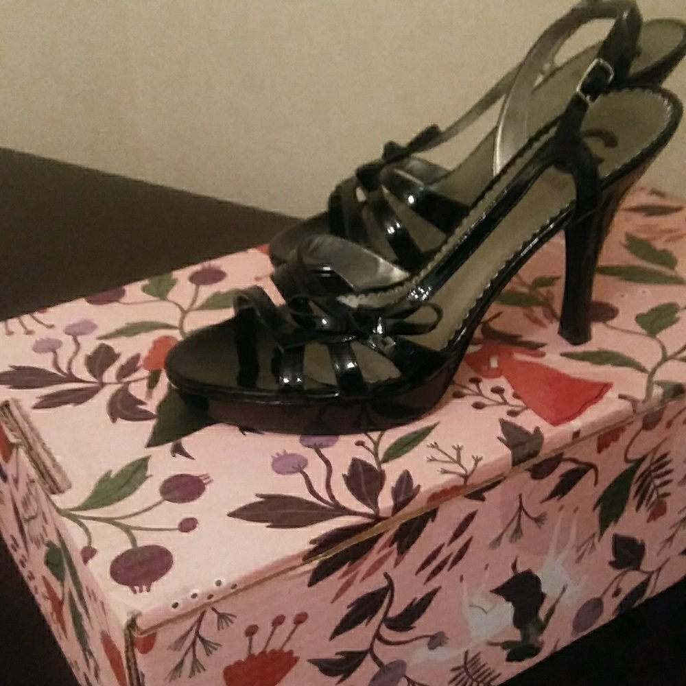 Black patent leather heels,Super Sexy!