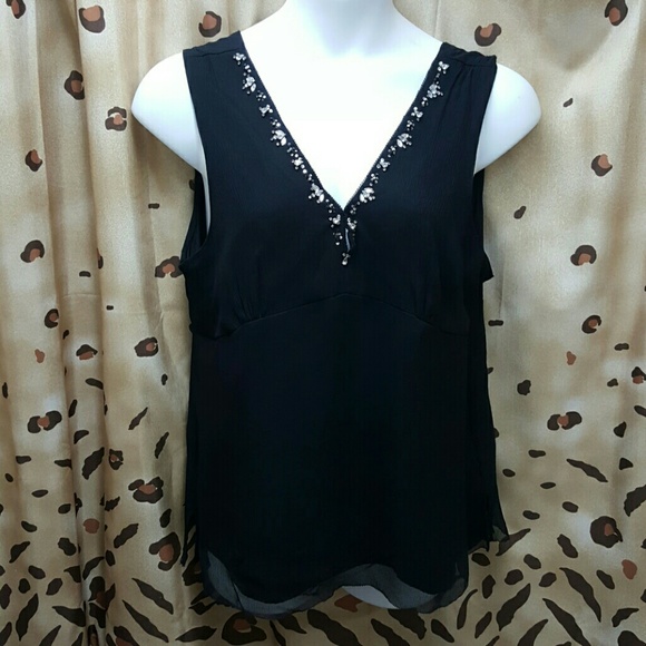 Mossimo Supply Co. Tops - Chiffon over silk tank