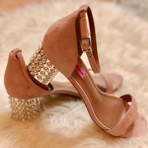 Betsey Johnson Nyla strappy block heels