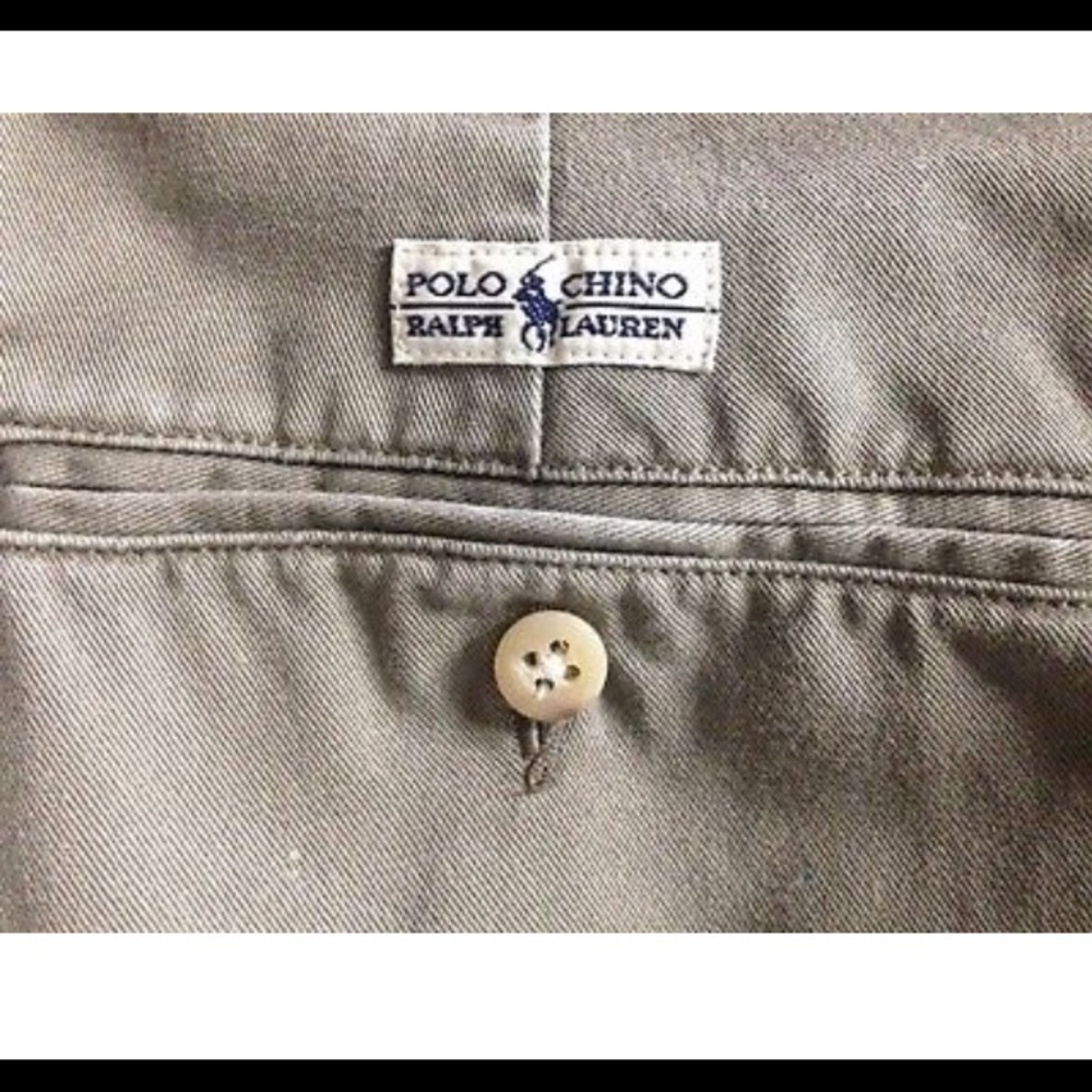 Ralph Lauren Pleated Polo Chino Olive Green 36x32