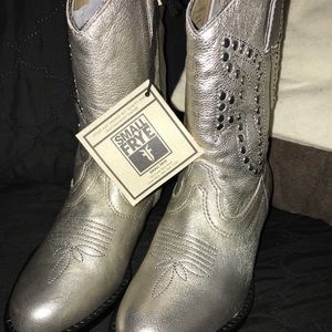 Leather rodeo boots