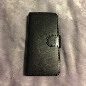 Leather iPhone 6 wallet with removable case.