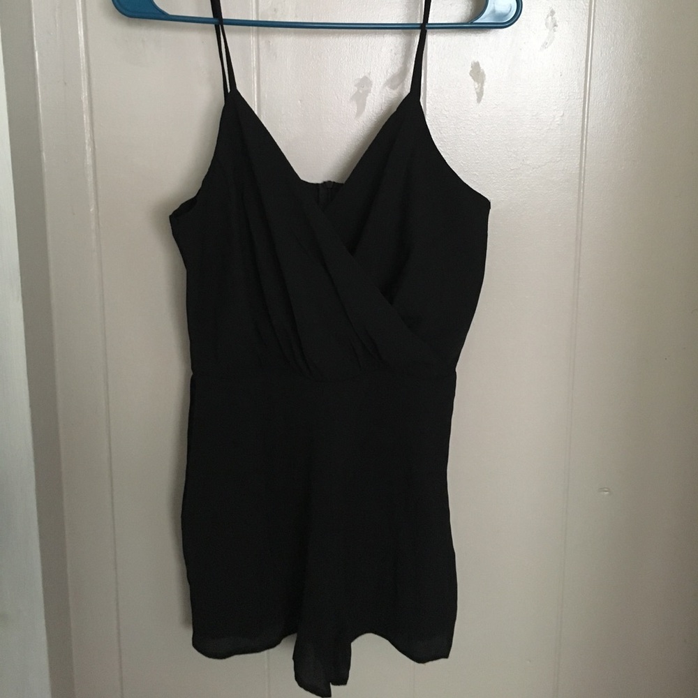 Spaghetti strap romper